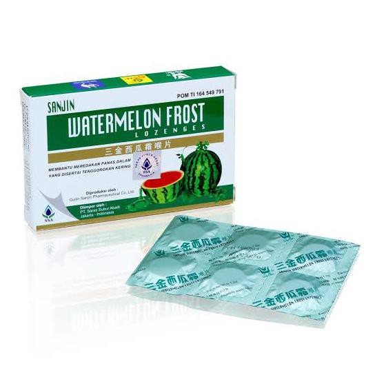 

ORI WATER MELON FROST LOZENGES PERMEN HISAP TENGGOROKAN