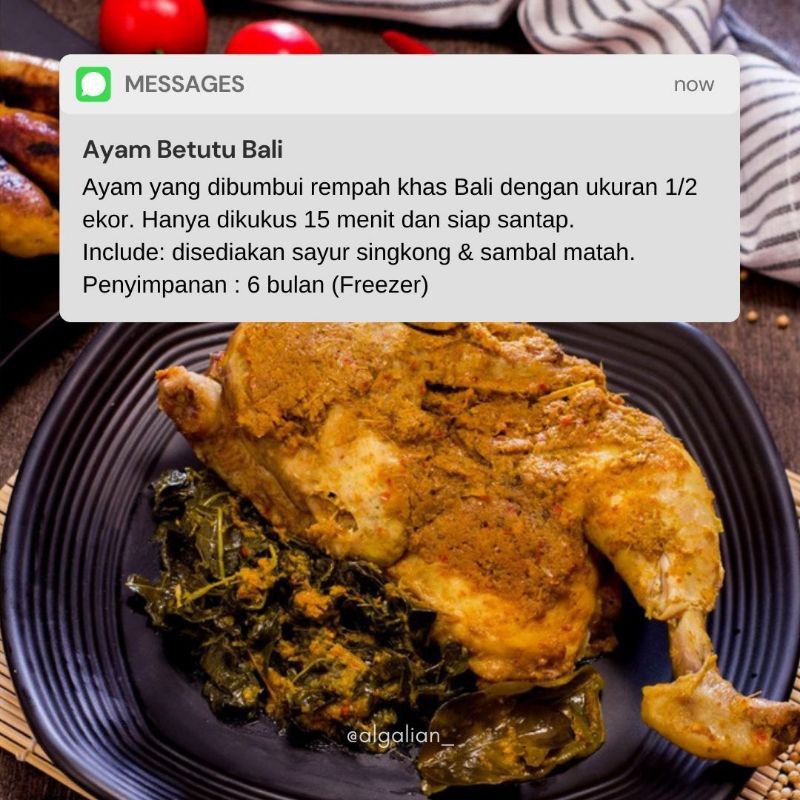 

AlgaLian Ayam Betutu 1/2 ekor