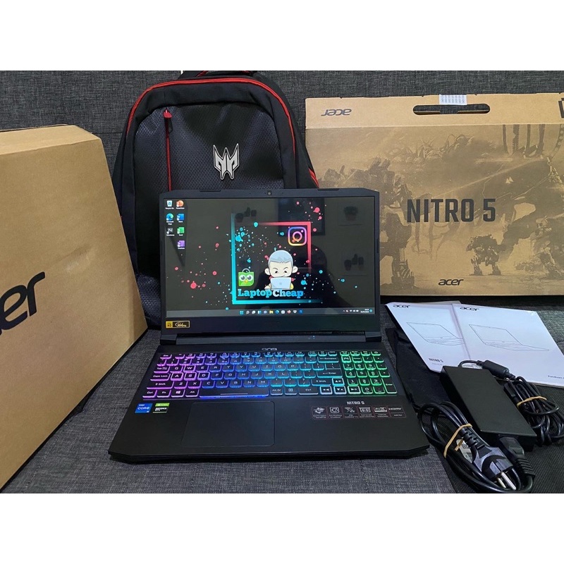 Acer Nitro 5 i5 11300H GTX 1650 16 gb Fullset Super Likenew