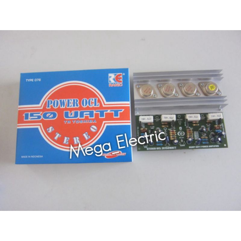 Kit Power Amplifier OCL 150W TR Jengkol Stereo