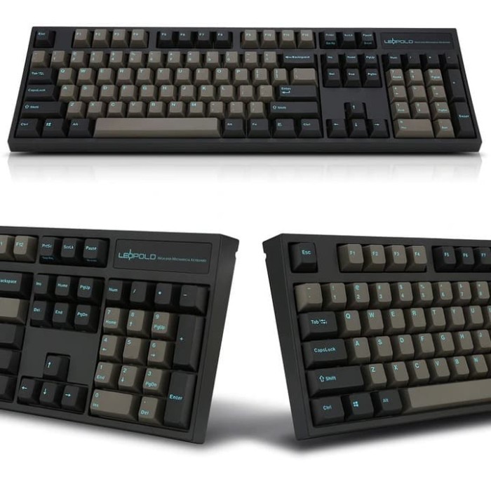 Leopold FC900R Graphite Blue Mechanical Gaming Keyboard