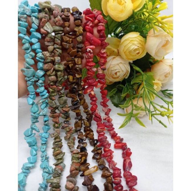 Batu Pecah Motif Tiger/Batu Alam Macan/Kerikil Pecah Tiger