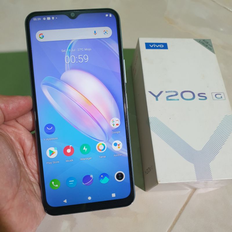 Vivo Y20s 4/128 Ram 4gb Rom 128gb mulus dan lengkap