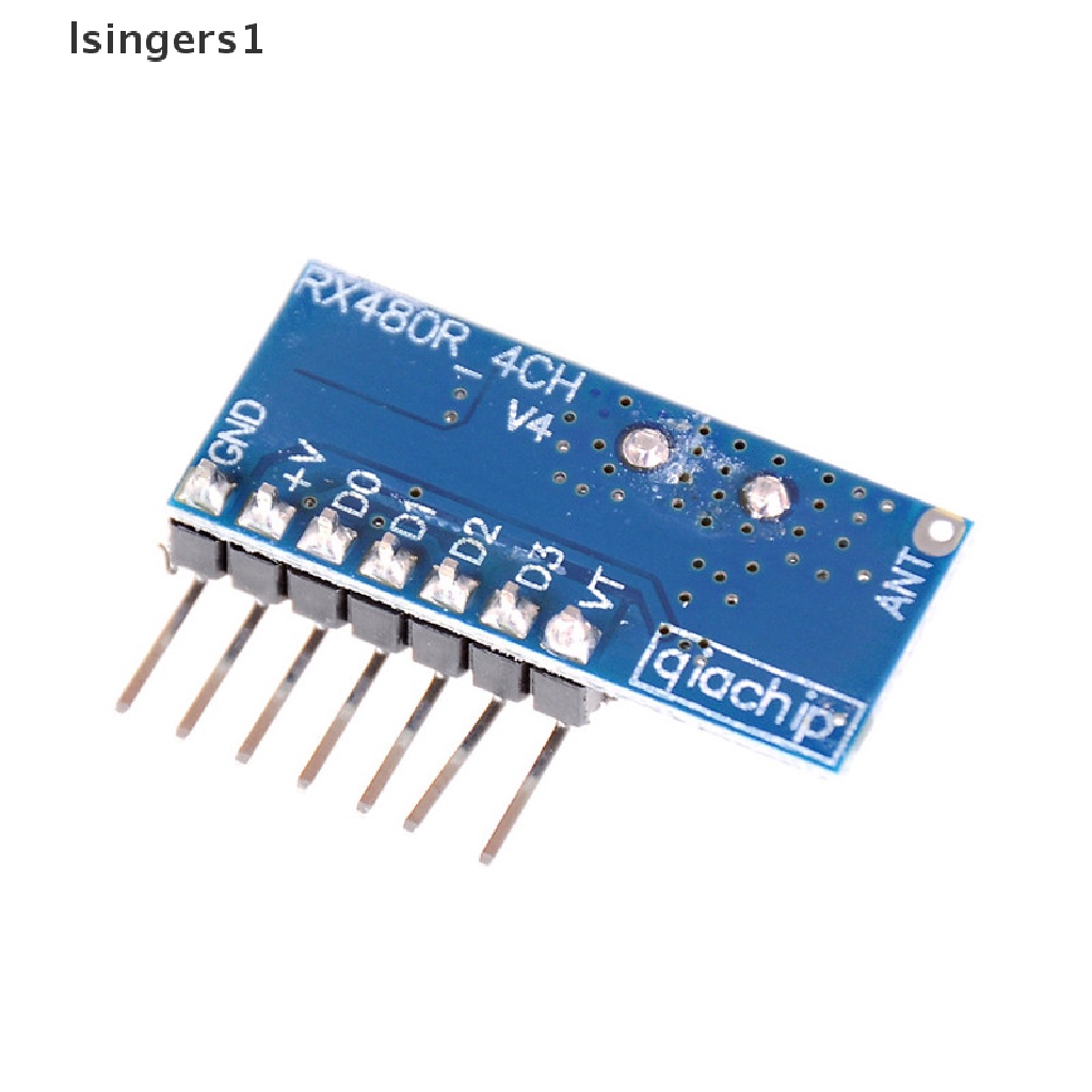 (lsingers1) Modul Decoder Receiver Wireless RF 433mhz 1527