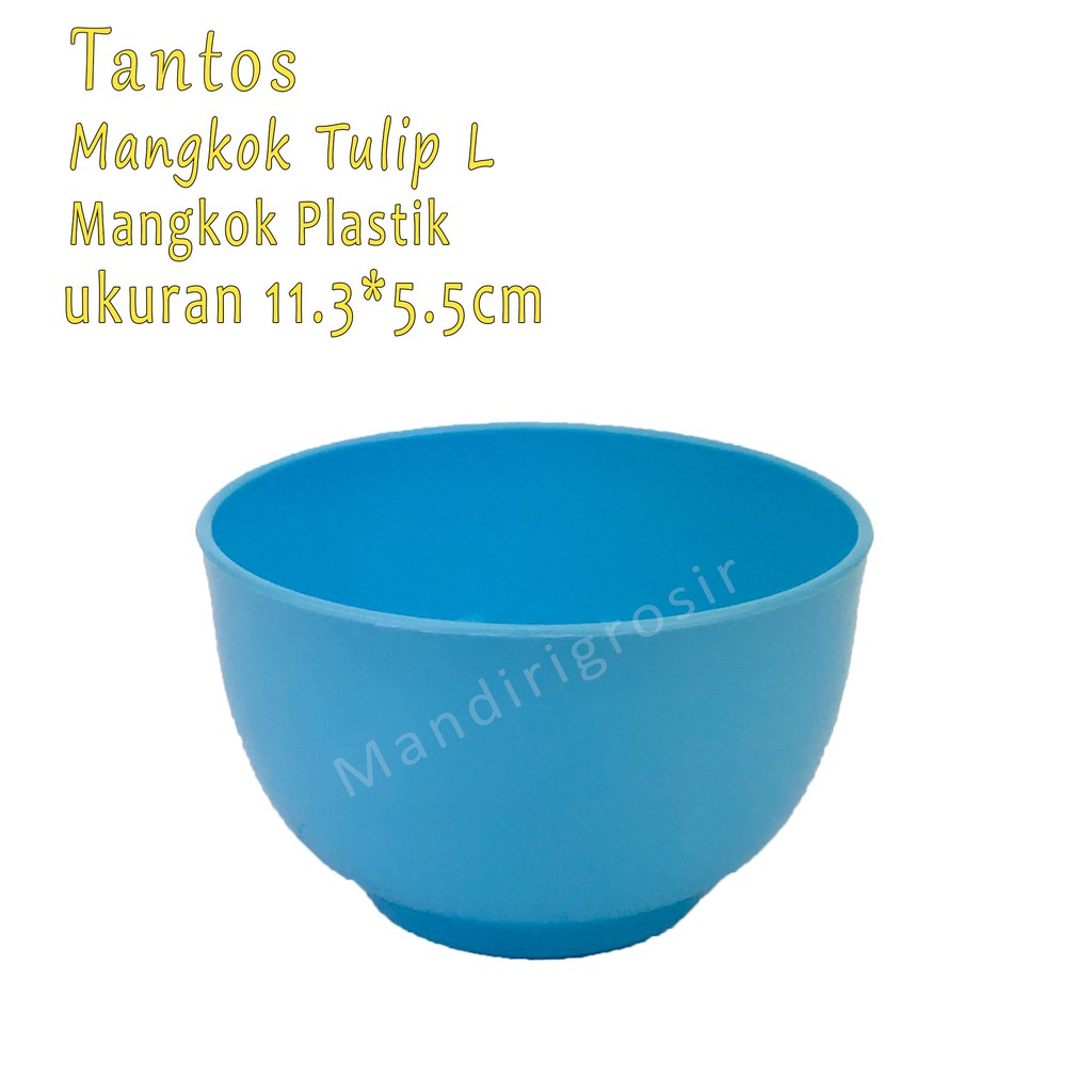 Mangkok plastik * Mangkok Tulip L * Biru *5163