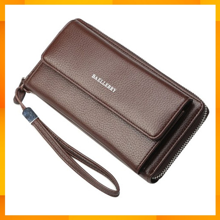 Baellerry Dompet Panjang Fashion Pria Laki-Laki Cowok S1522 Dompet Original Dompet Kartu, Uang, HP