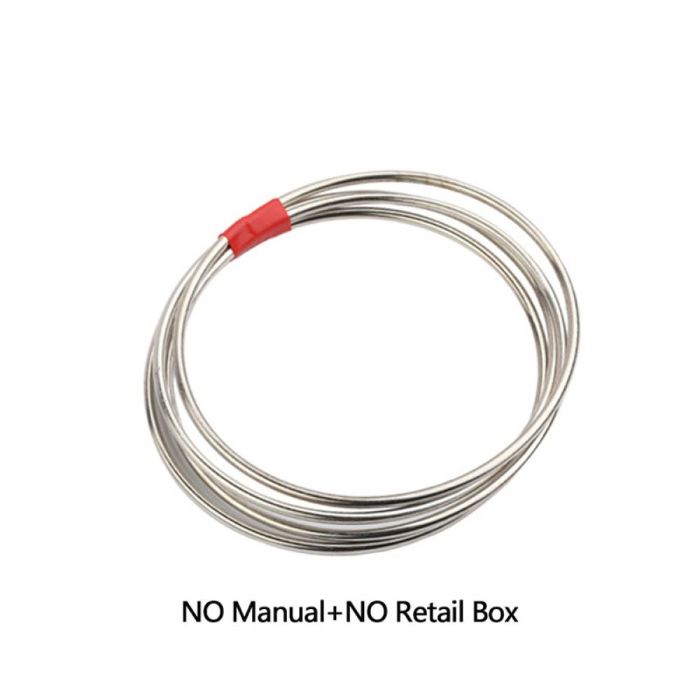 Timekey 4Pcs / Set Mainan Ring Metal Klasik Untuk Properti Sulap B6F3