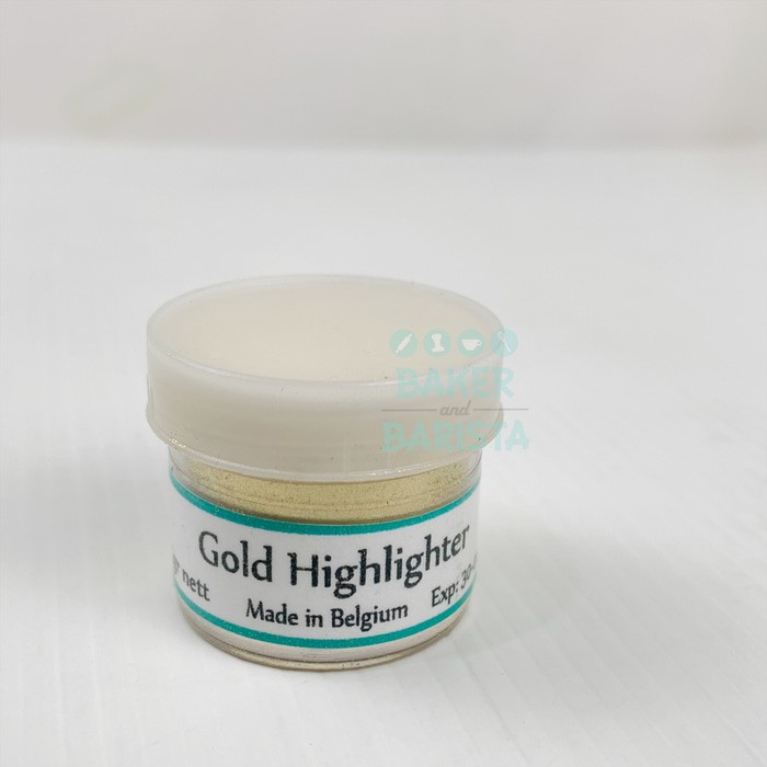 

Gold highlighter repack 5gr nett / gold cake decor/ bubuk emas untuk k