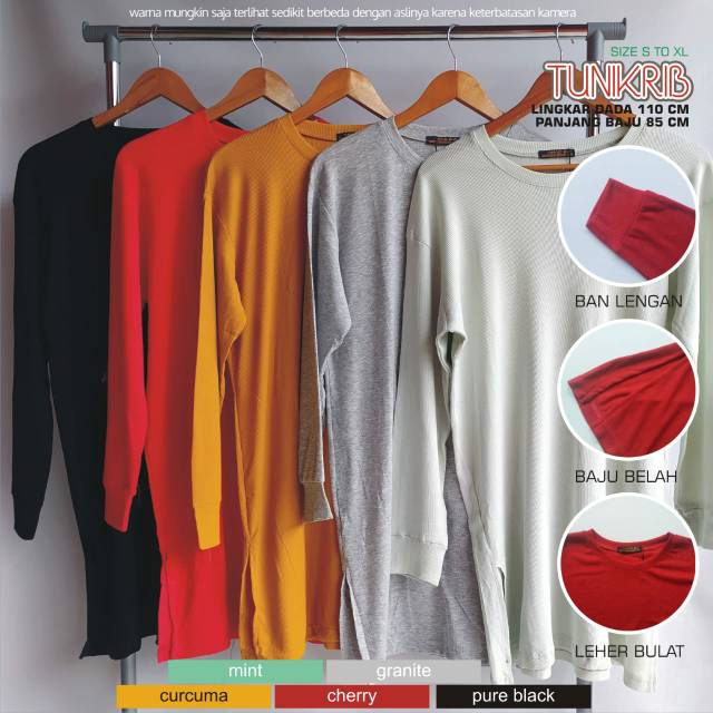 Tunik SOFT RIB by AHAD RJC