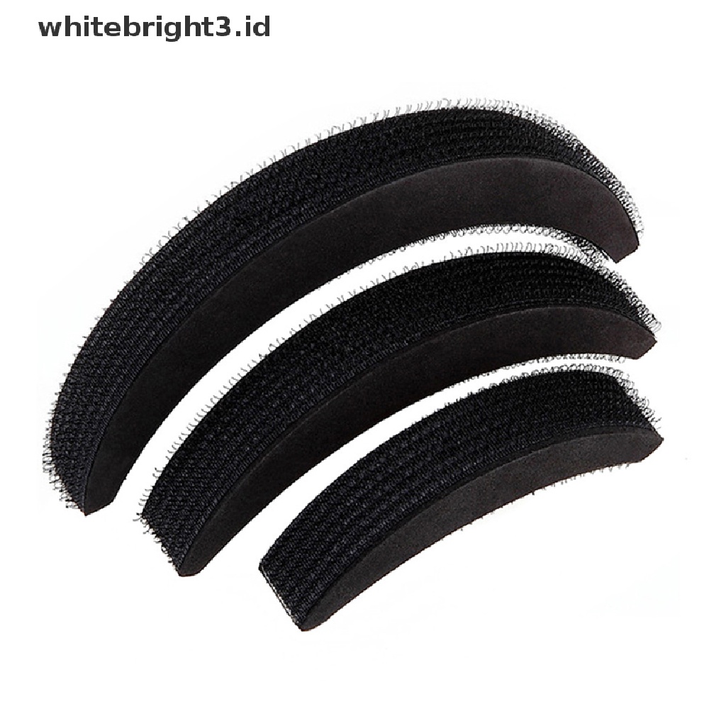 (whitebright3.id) 3pcs / set Pad Penambah Volume Rambut Untuk Aksesoris Wanita