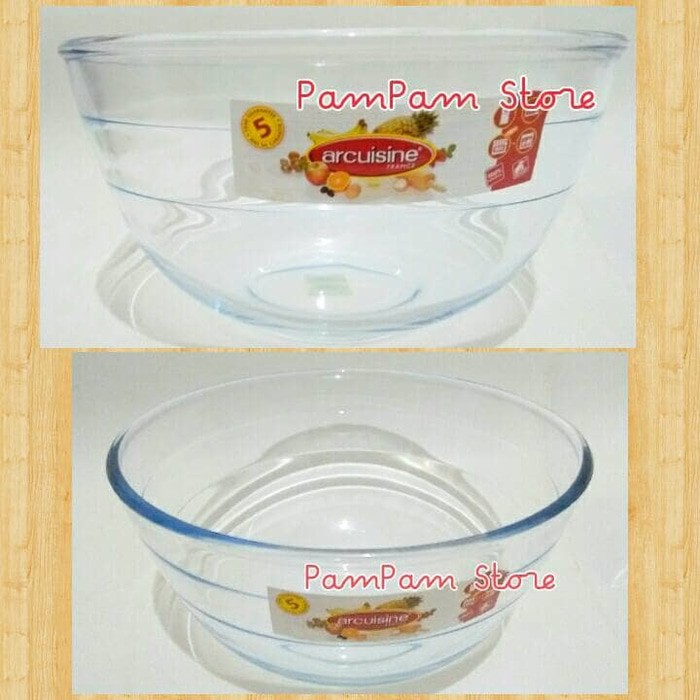 Mangkok Kaca Tahan Panas 24 Cm Mixing Bowl 3 Liter Shopee Indonesia