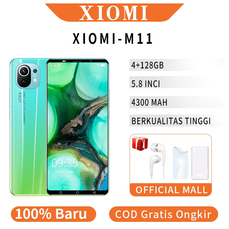 [hp muarh XIOMI baru ] XIOMI M11  4/128GB HP Murah Asli Bisa Cicilan tanpa Kartu Kredit, Garansi Res
