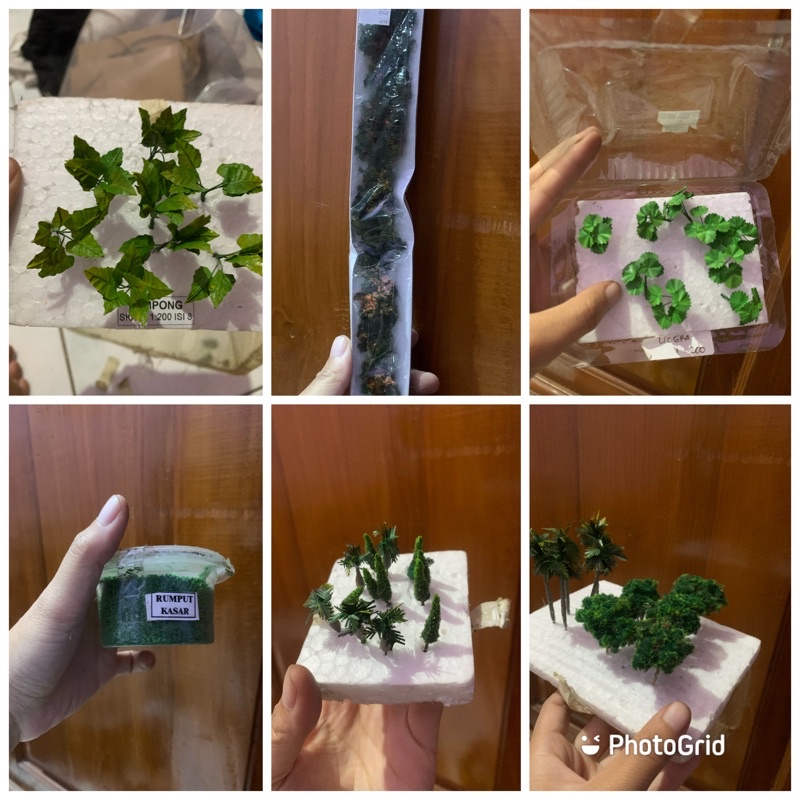 Vegetasi/Tanaman/Miniatur Pohon Maket Arsitektur/Tanaman Artifisial Maket/Miniatur - Bahan Maket