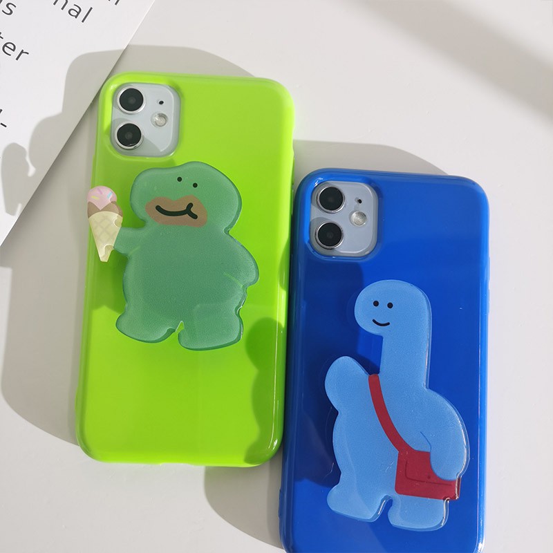 Soft Case HP Gambar Dinosaurus Untuk IPhone 7 / 8 SE 2020 / 7P / 8Plus / X / XS / XR / 11 / 12pro Max HP