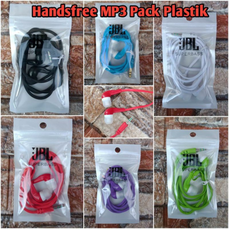 mtsh' Headset JBL HANDSFREE MUSIC MP3 Headset JBL Packing Plastik