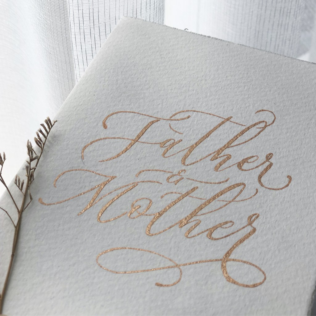 

Custom Calligraphy Letter (eceran)