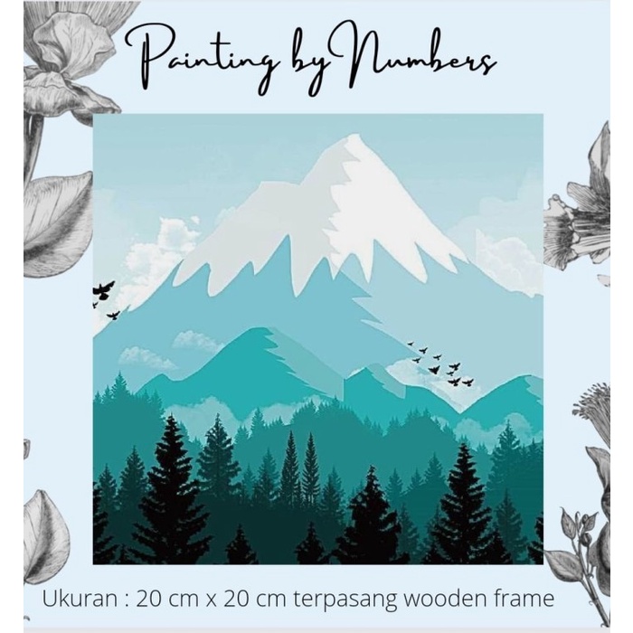 

Produk Terbaru Diy Painting By Number 20X20Cm Kerajinan Tangan - Snow Mountain