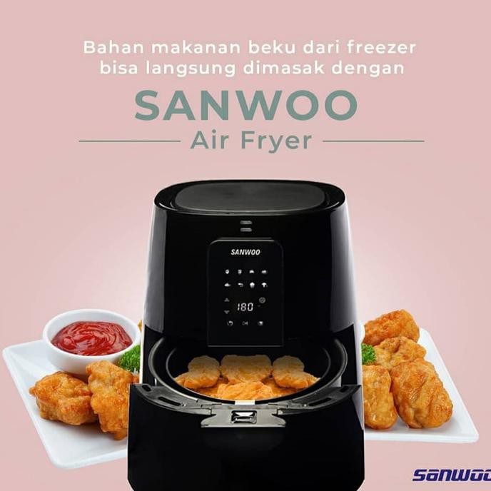 Sanwoo Air Fryer Pulaurengas Com2 Shopee Indonesia