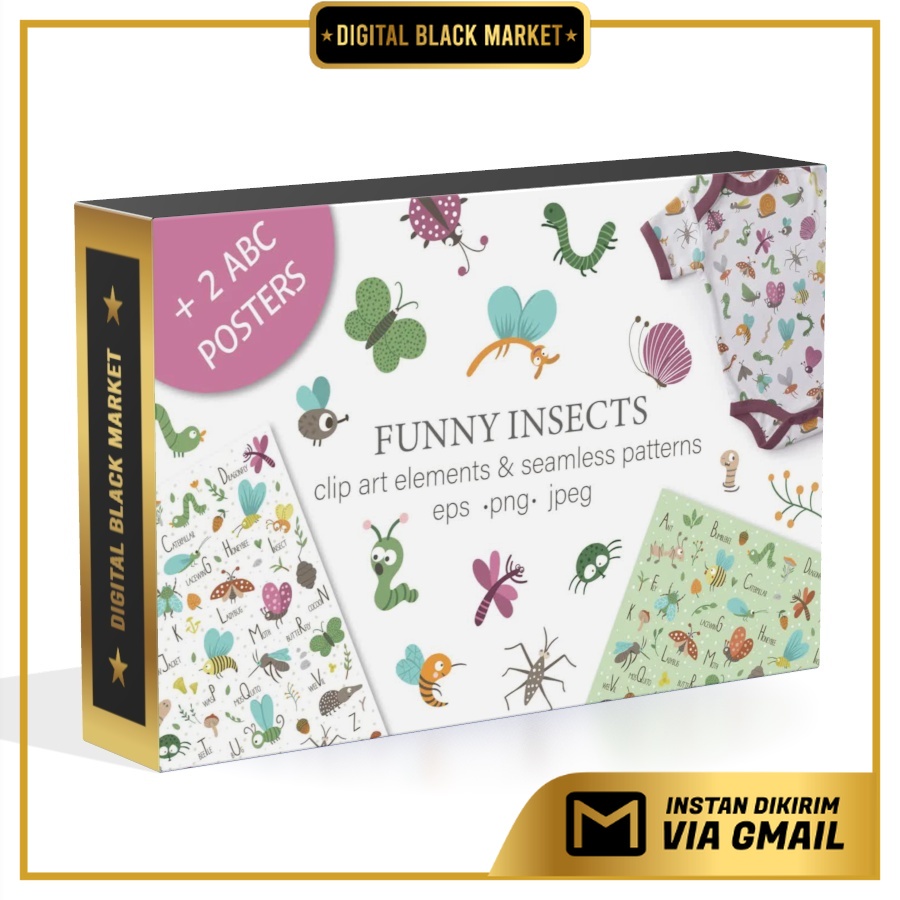 Funny Insects - Vector Designs