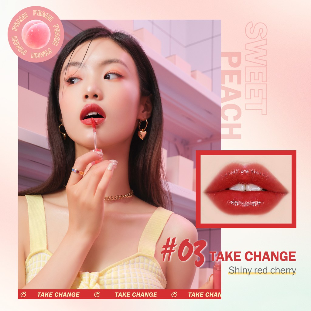 BNB barenbliss Peach Makes Perfect Lip Tint Korea Lip Gloss「24H Moisturizing」lip tint ala korea