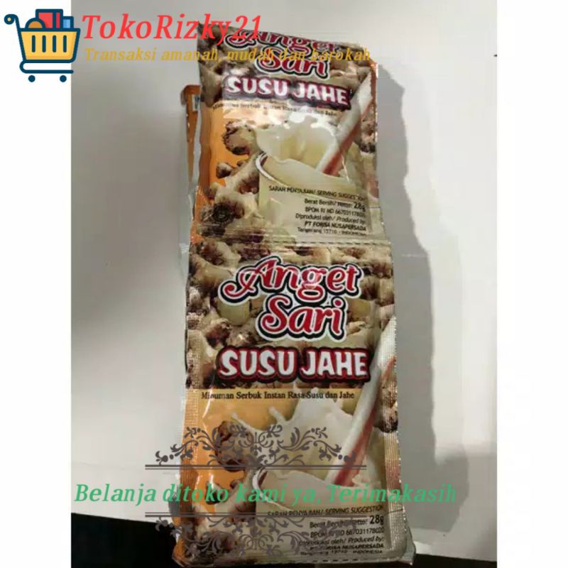 

ANGETSARI SUSU JAHE 1 Renteng 10 SACHET