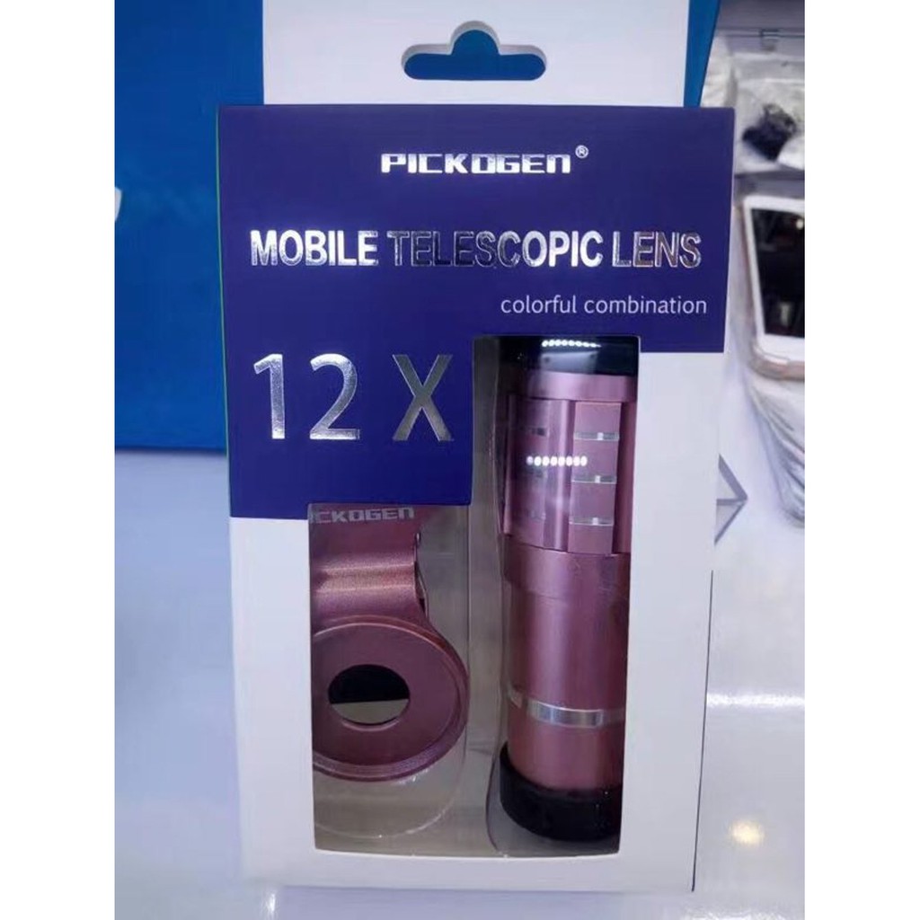 TERBARU Lensa Tele Zoom 12x Original Pickogen, Lensa hp kualitas tinggi  NEW