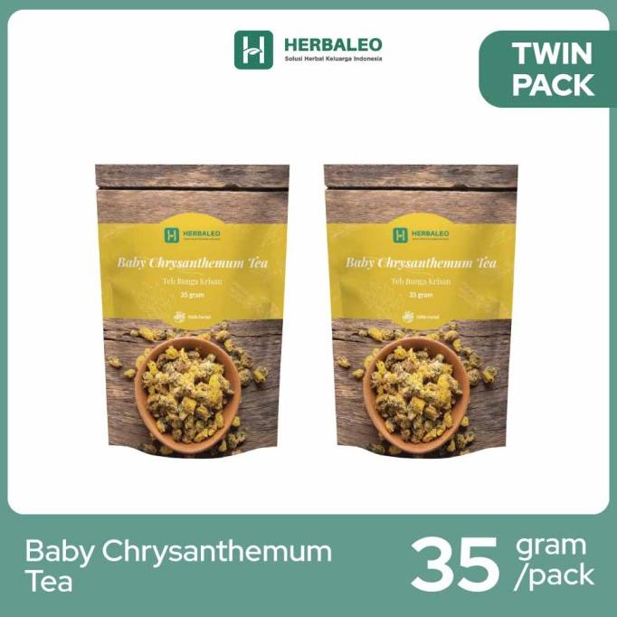 

[COD] Twinpack - Herbaleo Baby Chrysanthemum Tea 35 gr ( Teh Bunga Krisan ) [COD]