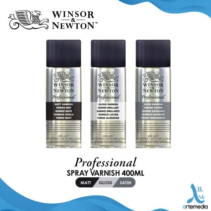 

Pernis Winsor & Newton 400ml Professional Spray Varnish ---READY---