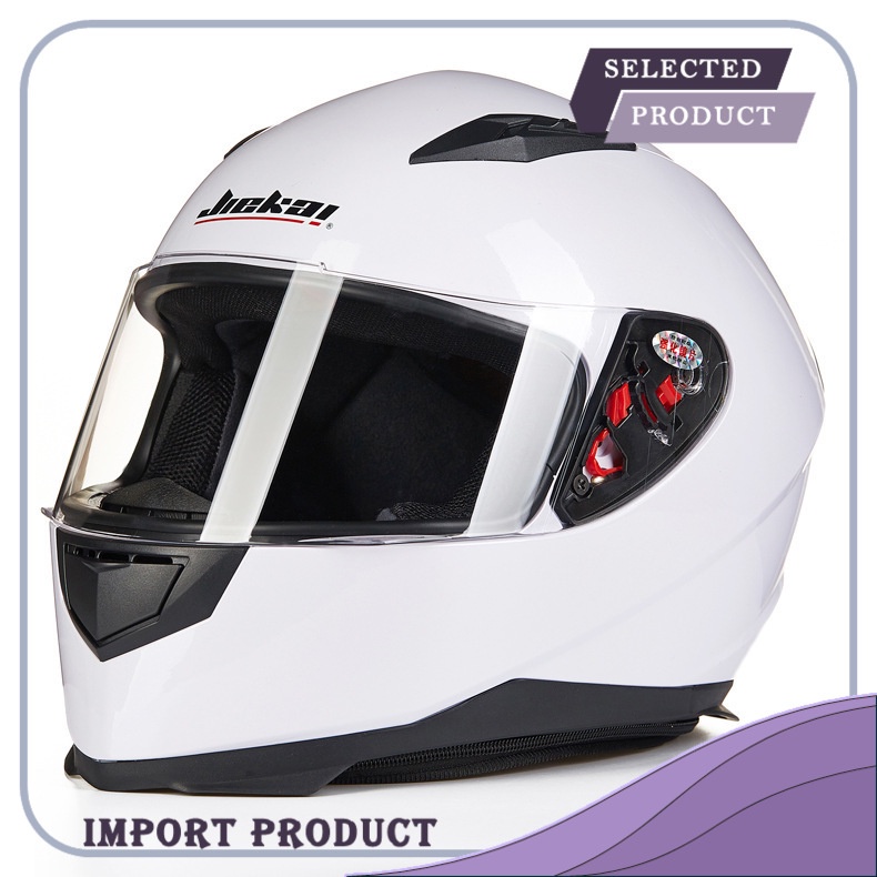 Helm Jiekai 313 Empat    Ngin Racing Sepeda Motor Penuh Helm Import