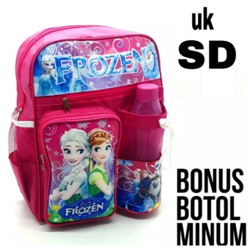 TAS RANSEL ANAK PEREMPUAN/CEWE SD &amp; TK,BERHADIAH BOTOL MINUM