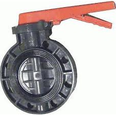 Lever Handle PVC Butterfly Valve JIS 10K Merk Zuki ukuran 6 inch