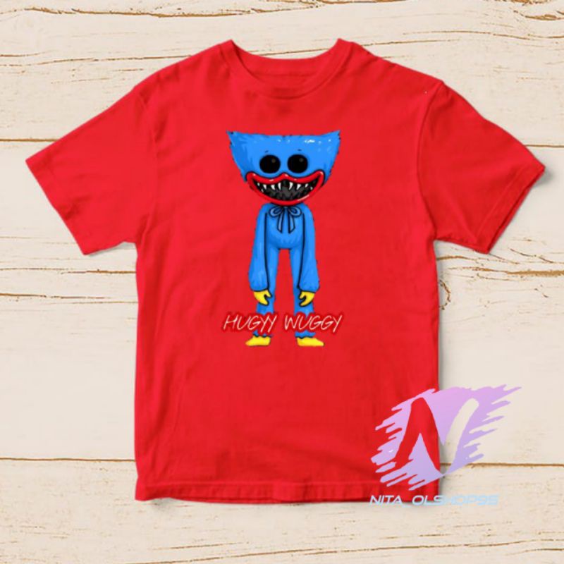 baju anak kaos anak huggy wuggy