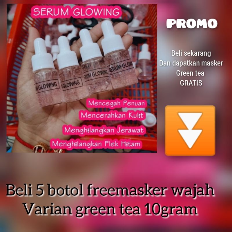 SERUM GLOWING BRIGHTENING WHITENING PROMO