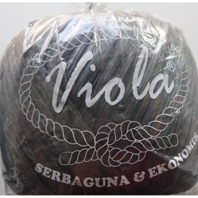 

Tali rafia hitam 900gr tali plastik tali ikat