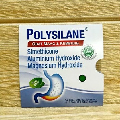 Polysilane Sirup | 180 ml | 100 ml | Polysilane Tablet | Obat Asam Lambung | Maag | Kembung | Mual