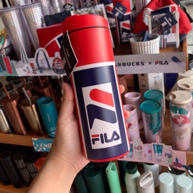 Tumbler starbucks x fila stainless steel