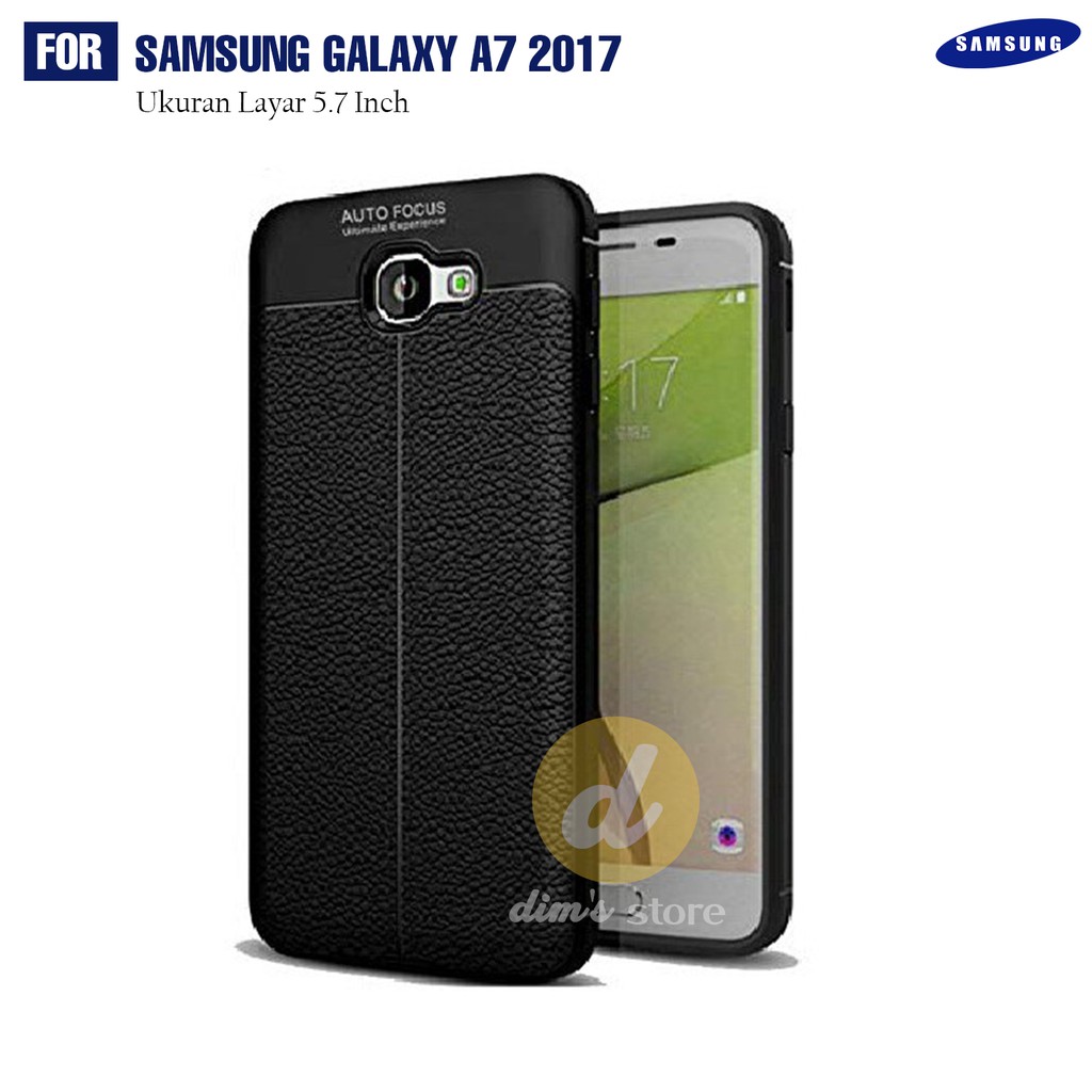 Soft Case Samsung Galaxy A7 (2017) Premium TPU Autofocus Leather