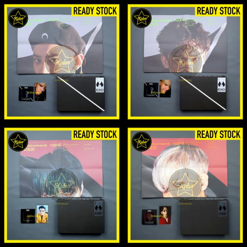 [UNSEALED] EXO Obsession EXO / X-EXO Ver Album - Baekhyun Sehun Kai Chanyeol Chen Suho [PC / PHOTO S