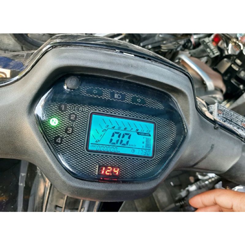 speedo meter supra x old digital wave 100