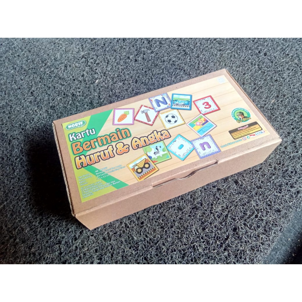 Belajar Huruf Dan Angka / Mainan Edukasi / Belajar Huruf Angka / Flashcard / AT281