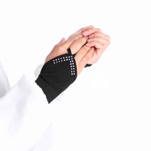 jual handsock tangan muslimah Handsock ring sauda / produsen handsock manset berkualitas