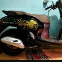 stiker wayang Srikandi,stiker cutting motor, mobil