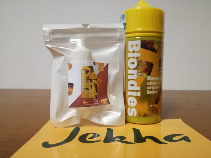 ketengan ecer eceran idj blondies banana 3mg 6mg 9mg liquid vape