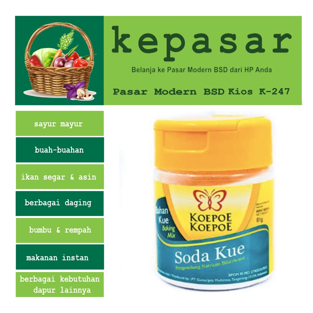 

Soda Kue - Koepoe 81g