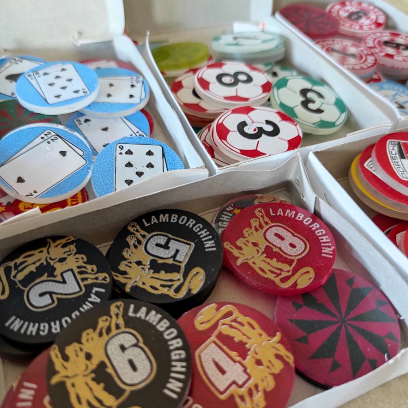 koin Biji karambol dan bedak kristal Domino murah kualitas terbaik dikelasnya bisa COD