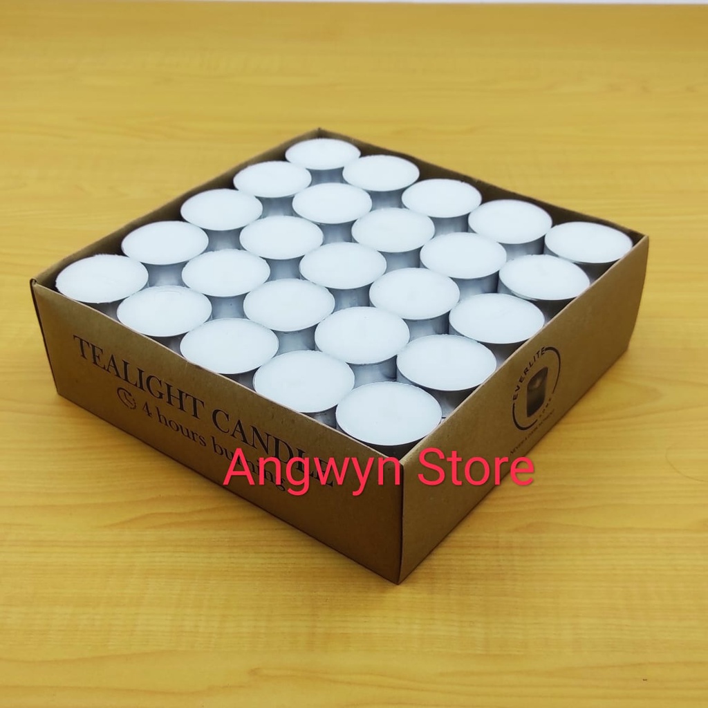 Lilin Tealight / Lilin Aroma Terapi / Lilin Kaleng isi 100 pcs