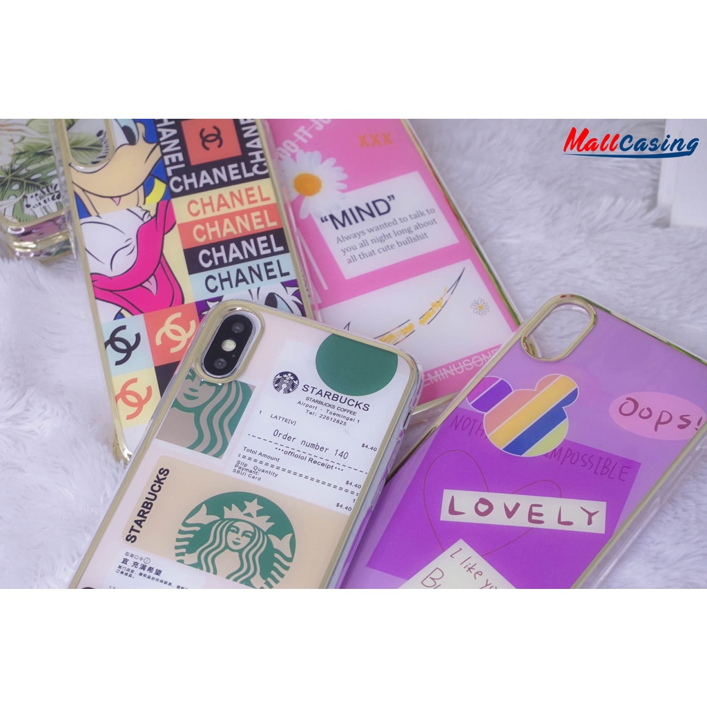 MallCasing - iPhone 6G | 6G+ | 7G+ | XR | XS Max Soft Case Chrome Lensa