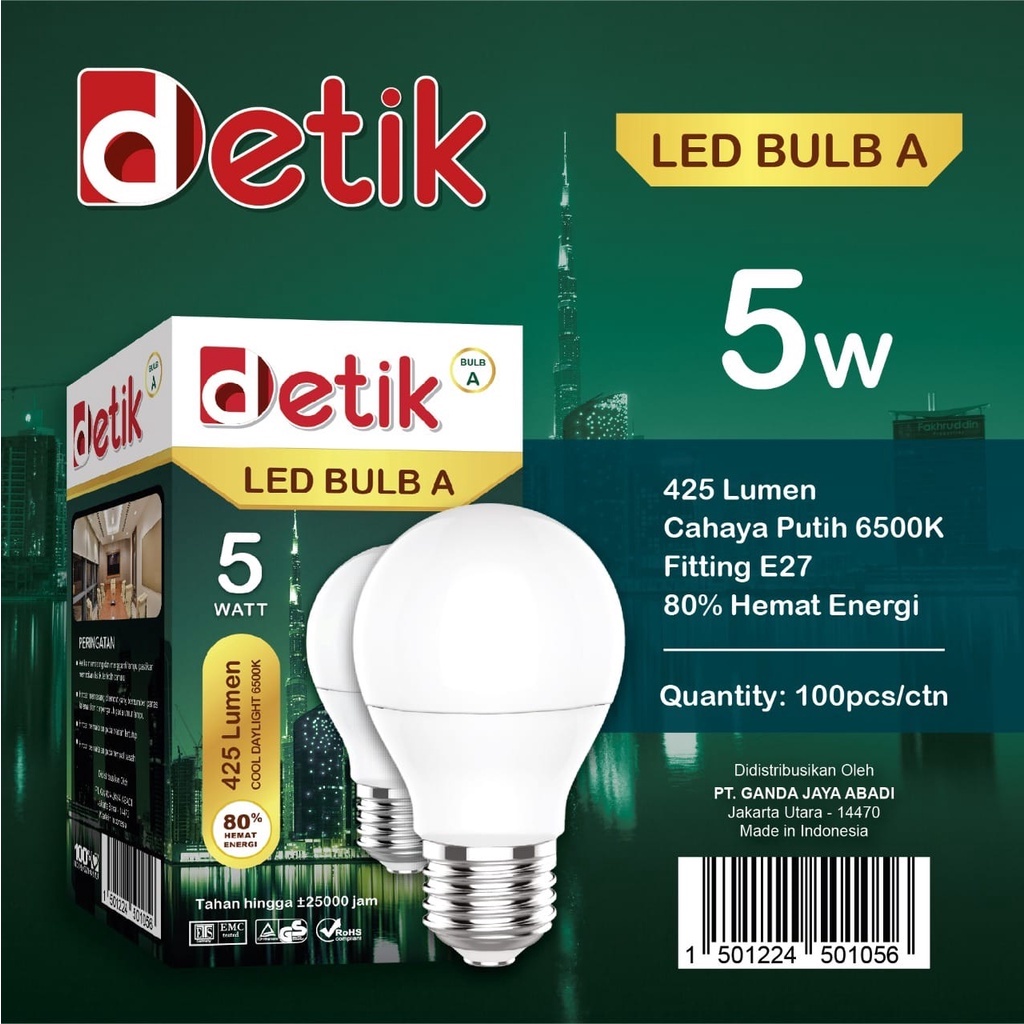 Jual Lampu Led Rumah Detik Quality Premium W W Shopee Indonesia