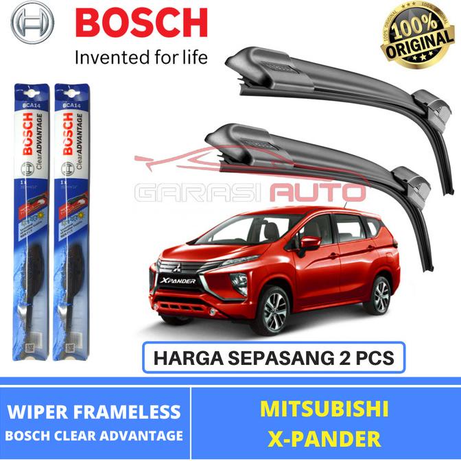 Jual Wiper Bosch Clear Advantage Xpander Sport Original Karet Frameless