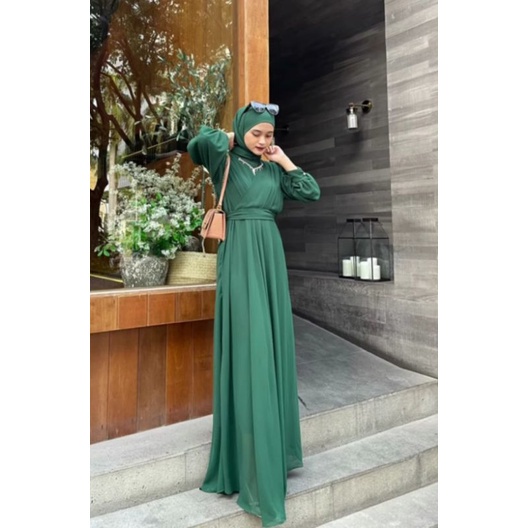 GAUDY MAXI WD KAIN CERUTY BABYDOLL BAJU DRES TERBARU  GAMIS WANITA TERBARU KEKINIAN SIMPLE DAN ELAGAN NYAMAN DI PAKAI BAJU DRES 2022